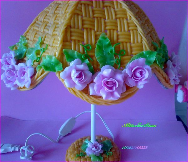 luminárias de biscuit