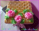 porta jóias com rosas